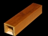 Cedar box beams with a routed edge Cedar box beams with a routed edge