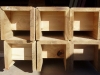 Unfinished Box Beams Stacked In Two Rows Unfinished Box Beams Stacked In Two Rows