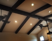 Ceiling beams for sale at Woodland Custom Beam Company